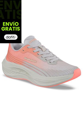 Tenis Running Lafog Beige-Coral Croydon Para Mujer Croydon
