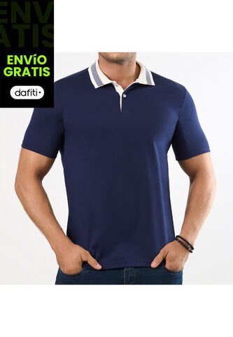 Camiseta Polo Lucas Azul Osc Para Hombre Croydon Croydon