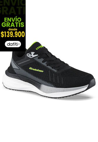 Tenis Running Forok Negro Croydon Para Hombre Croydon