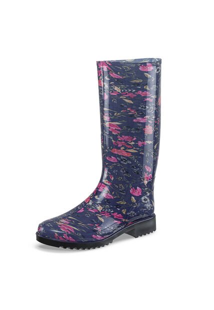 Botas Lluvia Nurul Azul Para Mujer Croydon