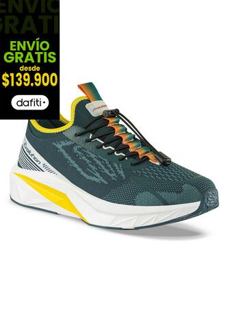 Tenis Running Rinsal Verde Croydon Para Hombre Croydon