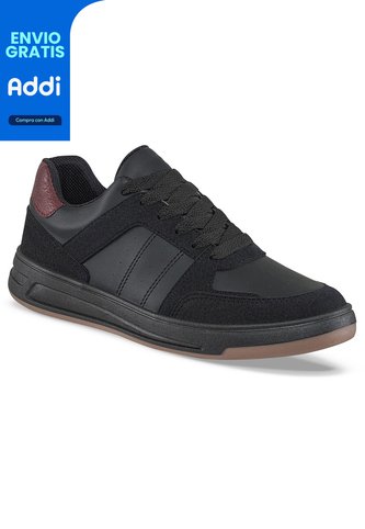 Tenis Urbanos Rolon Negro Para Hombre Croydon Croydon