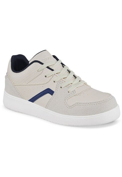 Tenis Casuales Bro Bajo Beige Para Niño Croydon