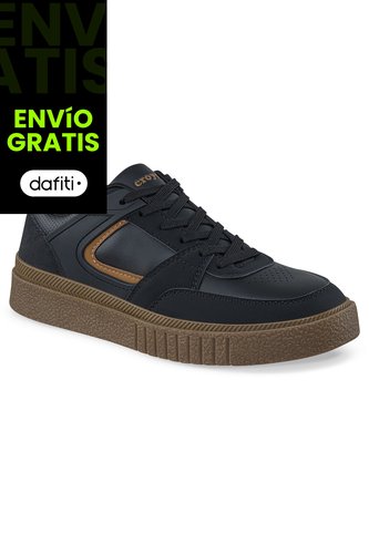 Tenis Urbanos Kidax Negro Croydon Para Hombre Croydon