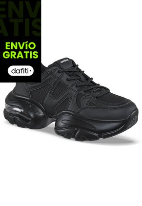 Tenis Urbanos Rini Negro Croydon Para Mujer
