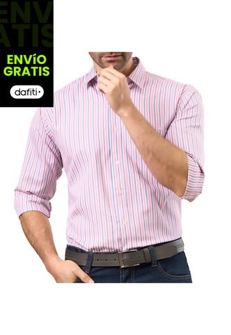 Camisa Carlos Rosa Para Hombre Croydon Croydon