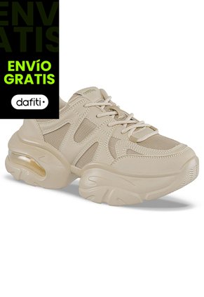 Tenis Urbanos Rini Beige Croydon Para Mujer