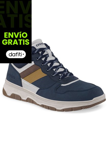 Tenis Urbanos Kemon Azul Croydon Para Hombre