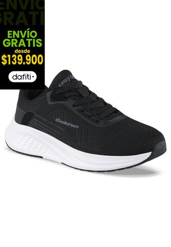 Tenis Running Azuk Negro Croydon Para Hombre Croydon