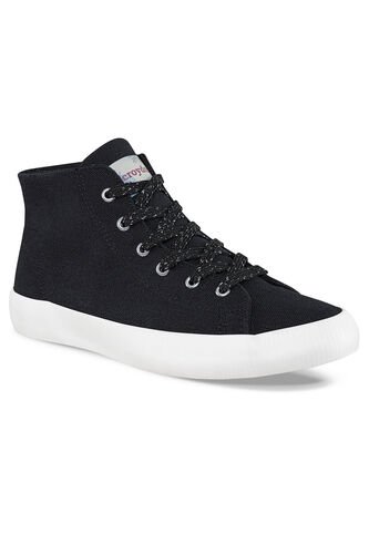 Botines Raw Alto Negro Para Mujer Croydon Croydon