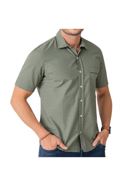 Camisa Tulio Verde Para Hombre Croydon