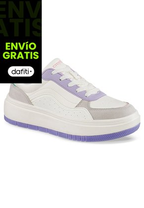 Tenis Urbanos Ilyra Beige-Mora Croydon Para Mujer