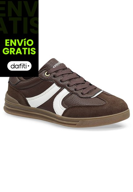Tenis Sona Café-Blanco Croydon Para Mujer