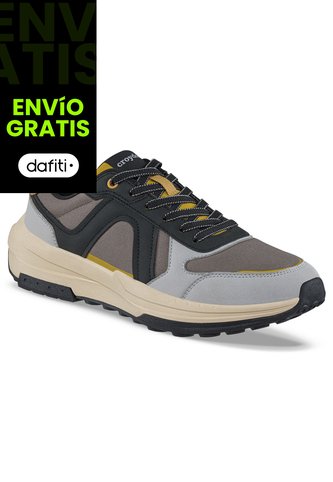 Tenis Urbanos Yabar Café-Negro Croydon Para Hombre Croydon