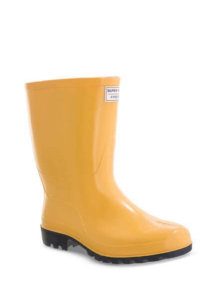 Botas Super Macha Baja Amarillo Para Hombre Y Mujer Croydon