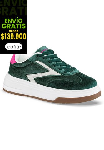 Tenis Slinder Verde Croydon Para Mujer Croydon