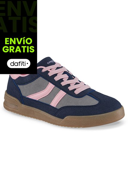Tenis Serzian Azul Osc Croydon Para Mujer