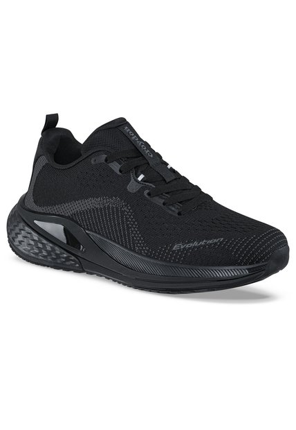 Tenis Running Neldra Negro-Negro Croydon Para Hombre