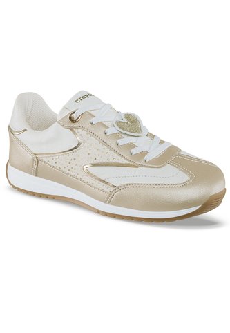 Tenis Urbanos Zuleika Beige-Oro Croydon Para Mujer Croydon