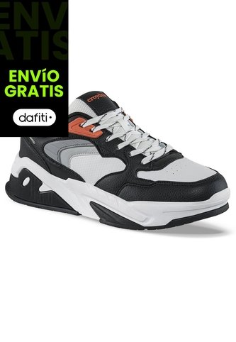 Tenis Urbanos Doter Negro-Blanco Croydon Para Hombre Croydon