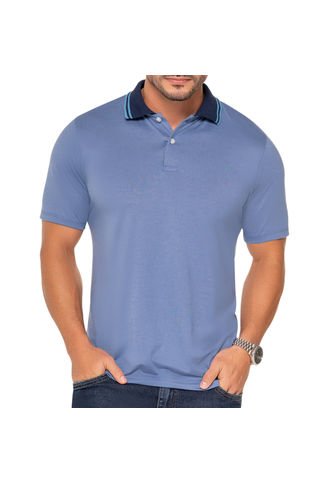 Camiseta Polo Felipe Azul Rey Para Hombre Croydon Croydon