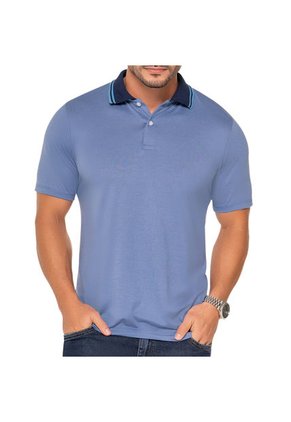 Camiseta Polo Felipe Azul Rey Para Hombre Croydon
