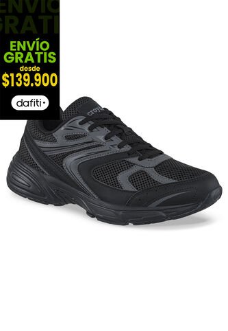 Tenis Urbanos Bilaro Negro-Gris Croydon Para Hombre Croydon