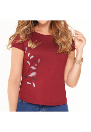 Camiseta Alicia Vino Para Mujer Croydon