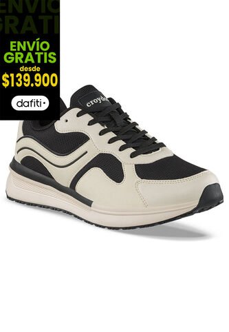 Tenis Urbanos Salur Beige Croydon Para Hombre Croydon