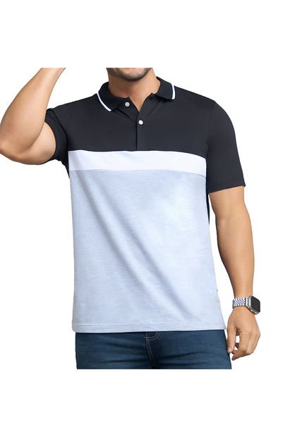 Camiseta Polo Diego Negro Para Hombre Croydon