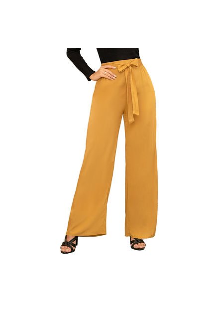 Pantalon Lucia Mostaza Para Mujer Croydon
