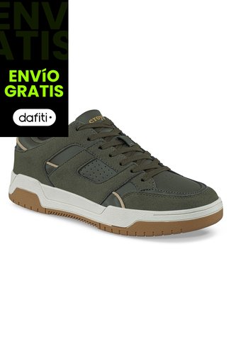 Tenis Urbanos Qabar Verde Osc Croydon Para Hombre Croydon