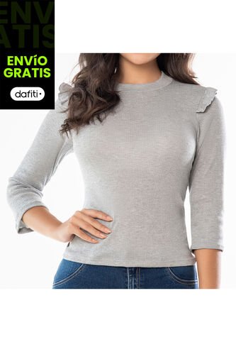Blusa Malory Gris Para Mujer Croydon Croydon