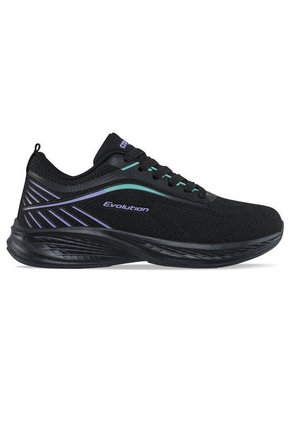 Tenis Running Kino Negro-Negro Para Mujer Croydon