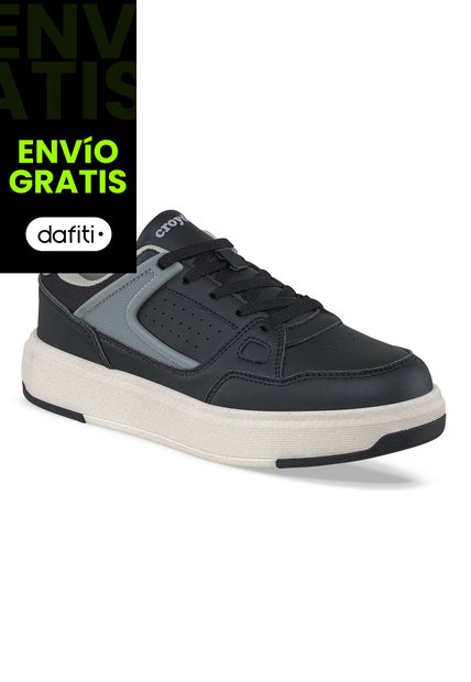 Tenis Urbanos Dibar Negro Croydon Para Hombre
