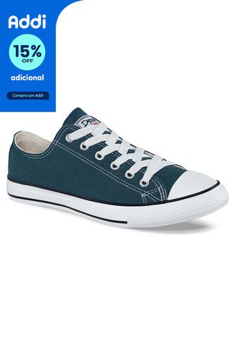 Tenis Discovery Bajo Azul Para Hombre Y Mujer Croydon Croydon
