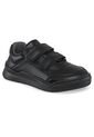 Tenis Colegio Roblo Velcro Negro Para Niño Y Niña Croydon de Croydon