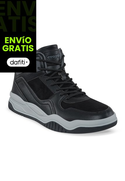 Tenis Urbanos Cabar Negro Croydon Para Hombre