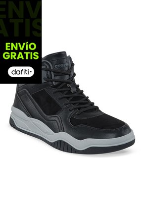 Tenis Urbanos Cabar Negro Croydon Para Hombre