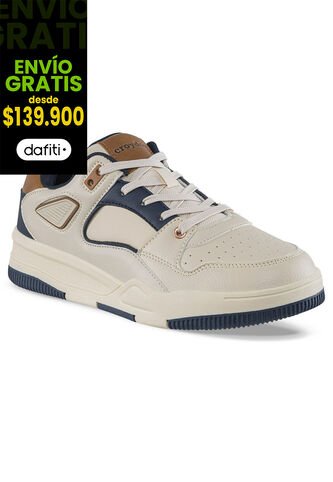 Tenis Urbanos Dixo Beige Croydon Para Hombre Croydon