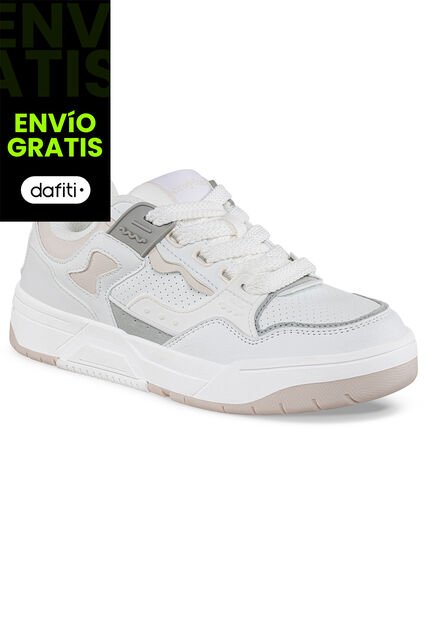 Tenis Urbanos Gimur Beige Croydon Para Mujer