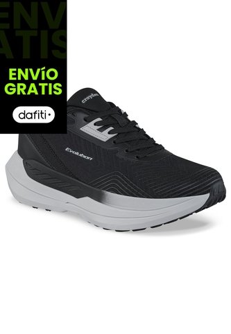 Tenis Running Temon Negro Croydon Para Hombre Croydon