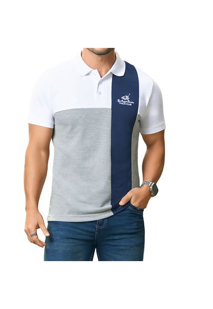 Camiseta Polo Roger Blanco Para Hombre Croydon
