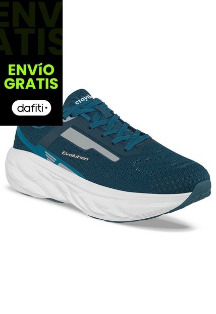 Tenis Running Ynav Azul Croydon Para Hombre