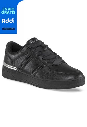 Tenis Urbanos Navira Negro Para Mujer Croydon Croydon