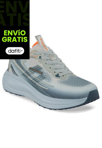 Tenis Running Tegal Gris Claro Croydon Para Hombre Croydon