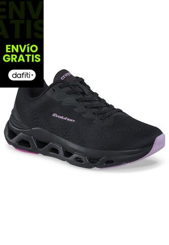 Tenis Running Hazer Negro Croydon Para Mujer Croydon