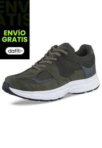 Tenis Urbanos Tyron Verde Militar Croydon Para Hombre Croydon