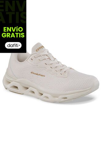 Tenis Running Hazer Beige Croydon Para Mujer Croydon