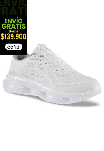 Tenis Running Lumo Blanco-Blanco Croydon Para Mujer Croydon